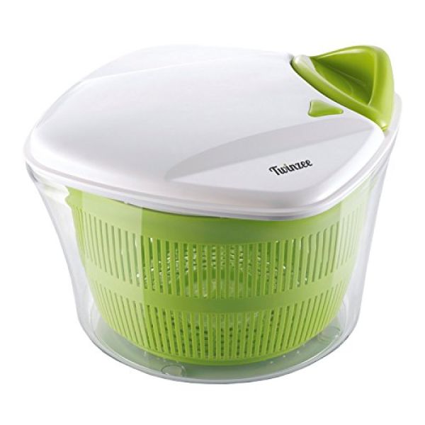 Twinzee Salatschleuder großes Fassungsvermögen (5L)