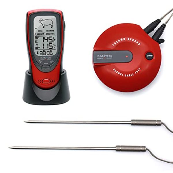 Santos BBQ Funk Grillthermometer